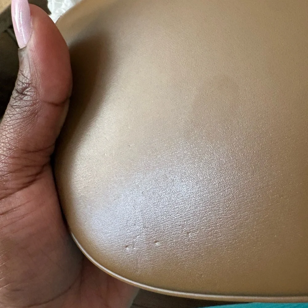 Saint Laurent Mini Voltaire Shoulder Bag — Dark Cork Calfskin — Retail $2500 - Picture 13 of 15